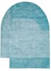 come around blue wool and viscose hand tufted Rug - HeadShot come around blue wool and viscose hand tufted Rug - HeadShot