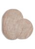 ivory ivory wool and viscose hand tufted Rug
