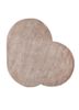 ivory ivory wool and viscose hand tufted Rug