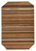 come around beige and brown wool and viscose hand tufted Rug - HeadShot come around beige and brown wool and viscose hand tufted Rug - HeadShot