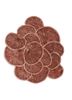 aurelia red and orange wool and viscose hand tufted Rug - HeadShot aurelia red and orange wool and viscose hand tufted Rug - HeadShot