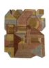 archetype beige and brown wool and viscose hand tufted Rug - HeadShot archetype beige and brown wool and viscose hand tufted Rug - HeadShot