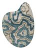 mythos blue viscose hand tufted Rug - HeadShot mythos blue viscose hand tufted Rug - HeadShot