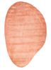 cera red and orange viscose hand tufted Rug - HeadShot