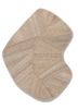 pathways beige and brown wool hand tufted Rug - HeadShot pathways beige and brown wool hand tufted Rug - HeadShot