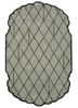 jaipur wunderkammer blue wool hand tufted Rug - HeadShot