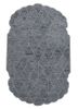  grey and black wool hand tufted Rug