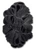 infini grey and black wool and viscose hand tufted Rug - HeadShot infini grey and black wool and viscose hand tufted Rug - HeadShot