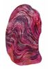  pink and purple wool and viscose hand tufted Rug