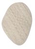 pathways beige and brown wool hand tufted Rug - HeadShot