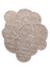 aurelia beige and brown wool and viscose hand tufted Rug - HeadShot aurelia beige and brown wool and viscose hand tufted Rug - HeadShot