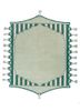 jardins du monde blue wool hand tufted Rug - HeadShot jardins du monde blue wool hand tufted Rug - HeadShot