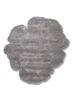 infini grey and black viscose hand tufted Rug - HeadShot