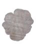 grey and black grey and black viscose hand tufted Rug