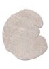 infini grey and black wool and viscose hand tufted Rug - HeadShot