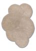 ivory ivory wool and viscose hand tufted Rug