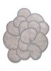 aurelia grey and black wool and viscose hand tufted Rug - HeadShot aurelia grey and black wool and viscose hand tufted Rug - HeadShot