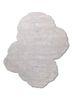 ivory ivory wool and viscose hand tufted Rug