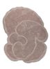 aurelia beige and brown wool and viscose hand tufted Rug - HeadShot aurelia beige and brown wool and viscose hand tufted Rug - HeadShot