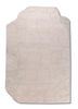 pathways ivory wool and viscose hand tufted Rug - HeadShot pathways ivory wool and viscose hand tufted Rug - HeadShot