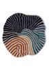 adrift grey and black wool and viscose hand tufted Rug - HeadShot adrift grey and black wool and viscose hand tufted Rug - HeadShot