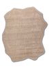 beige and brown beige and brown wool and viscose hand tufted Rug