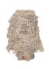 wall installation ivory wool and bamboo silk hand knotted WALL ART & TAPESTRY - HeadShot