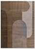 sthir beige and brown wool hand knotted Rug - HeadShot sthir beige and brown wool hand knotted Rug - HeadShot