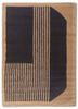 grey and black grey and black polyester flat weaves Rug