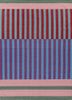 checkers pink and purple wool flat weaves Rug - HeadShot