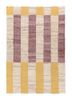 checkers ivory wool flat weaves Rug - HeadShot