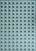 blue blue wool flat weaves Rug