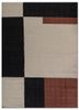 red and orange red and orange wool flat weaves Rug