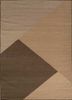 checkers beige and brown wool flat weaves Rug - HeadShot checkers beige and brown wool flat weaves Rug - HeadShot
