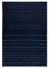blue blue wool flat weaves Rug