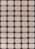 alhambra beige and brown wool flat weaves Rug - HeadShot alhambra beige and brown wool flat weaves Rug - HeadShot