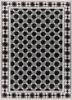 grey and black grey and black wool flat weaves Rug