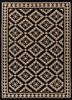 alhambra grey and black wool flat weaves Rug - HeadShot alhambra grey and black wool flat weaves Rug - HeadShot