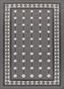alhambra grey and black wool flat weaves Rug - HeadShot