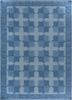 blue blue wool flat weaves Rug