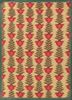  gold wool flat weaves Rug