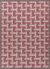  pink and purple wool flat weaves Rug