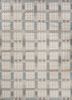 checkers grey and black wool flat weaves Rug - HeadShot checkers grey and black wool flat weaves Rug - HeadShot
