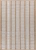checkers ivory wool flat weaves Rug - HeadShot
