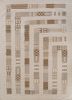 checkers ivory wool flat weaves Rug - HeadShot
