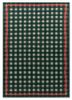 green green wool flat weaves Rug