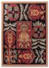 aprezo grey and black wool flat weaves Rug - HeadShot aprezo grey and black wool flat weaves Rug - HeadShot