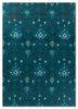 bedouin blue wool flat weaves Rug - HeadShot