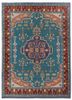 bedouin blue wool flat weaves Rug - HeadShot bedouin blue wool flat weaves Rug - HeadShot