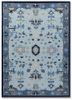  blue wool flat weaves Rug